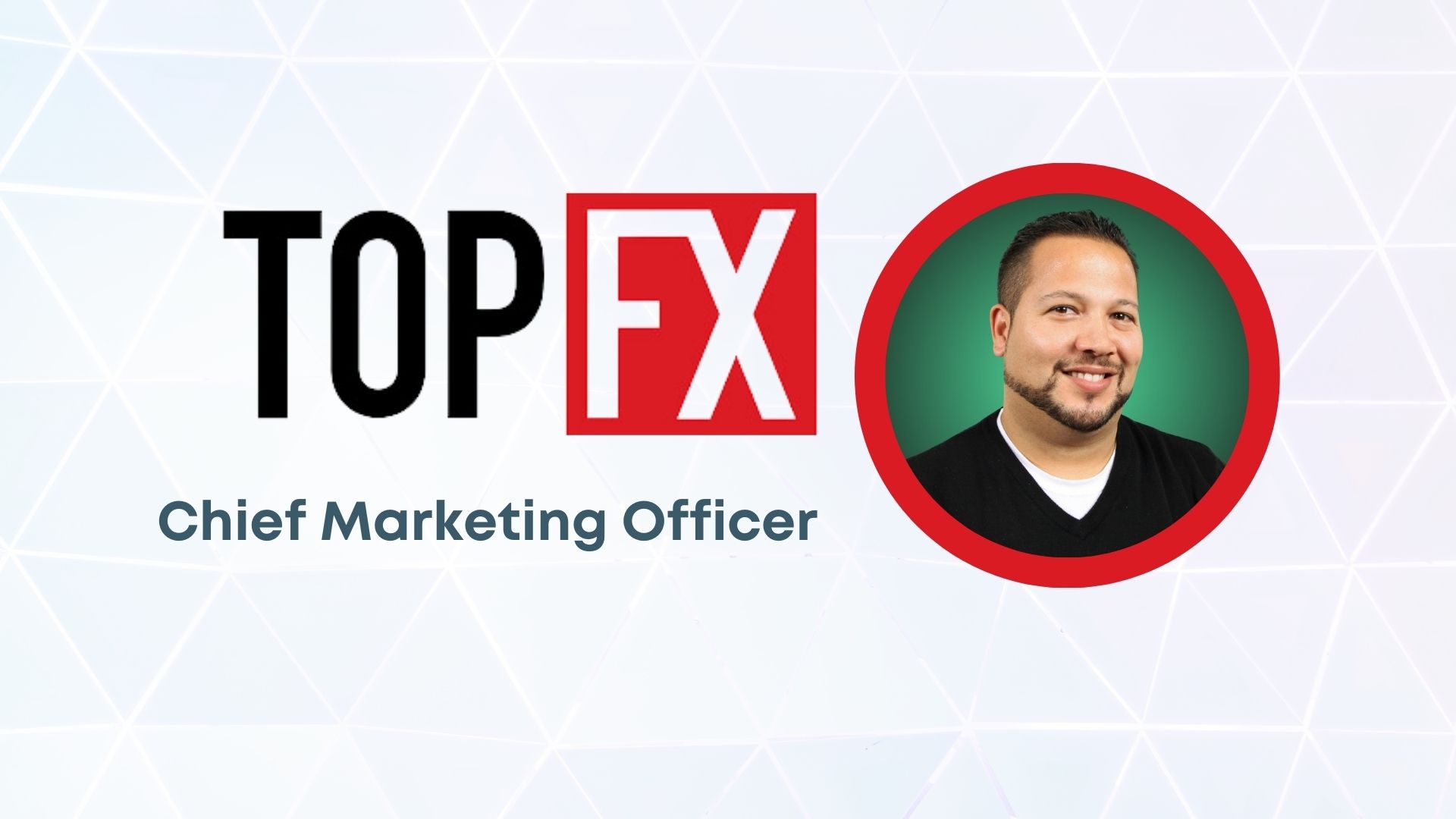Vince De Castro Joins TopFX as Chief Marketing Officer